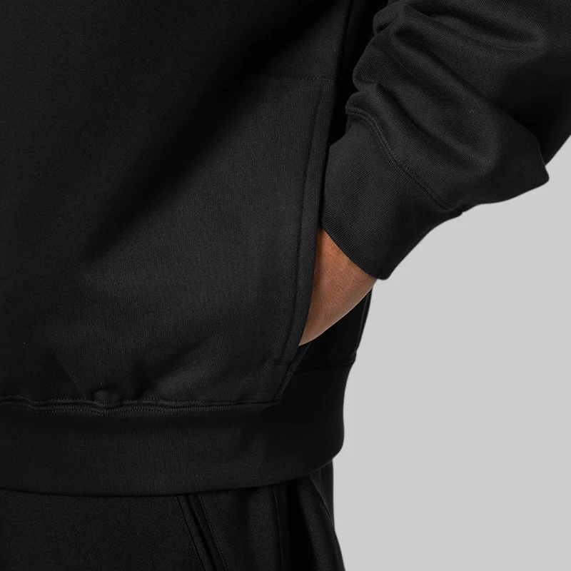Full Zip Hoodie - Black - Image 6
