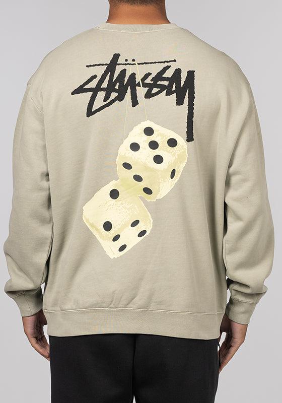 Fuzzy Dice Fleece Crew - Pigment Olive