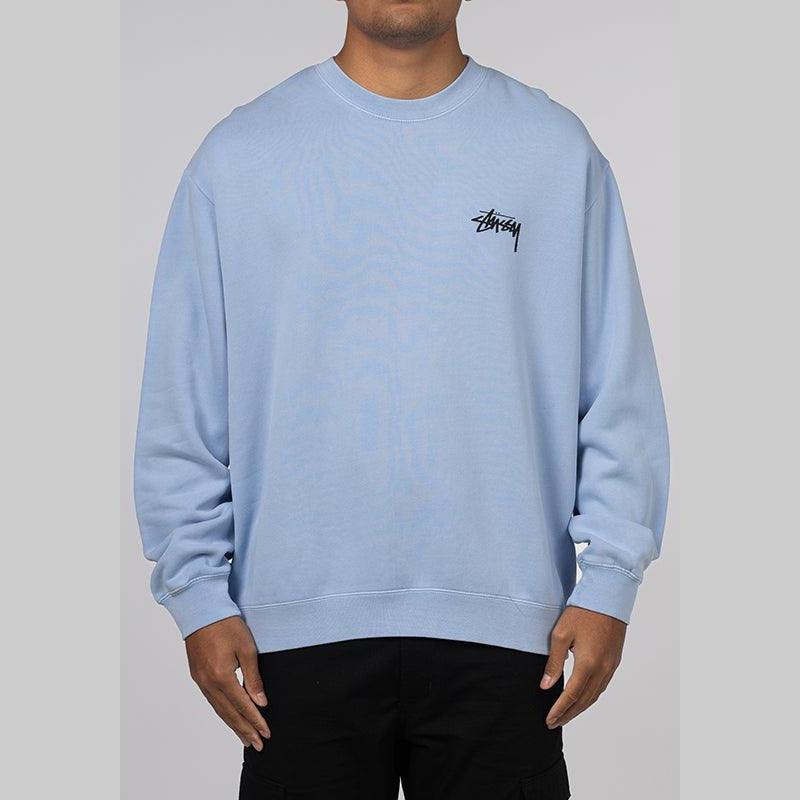 Fuzzy Dice Fleece Crew - Pigment Powder Blue - Image 2