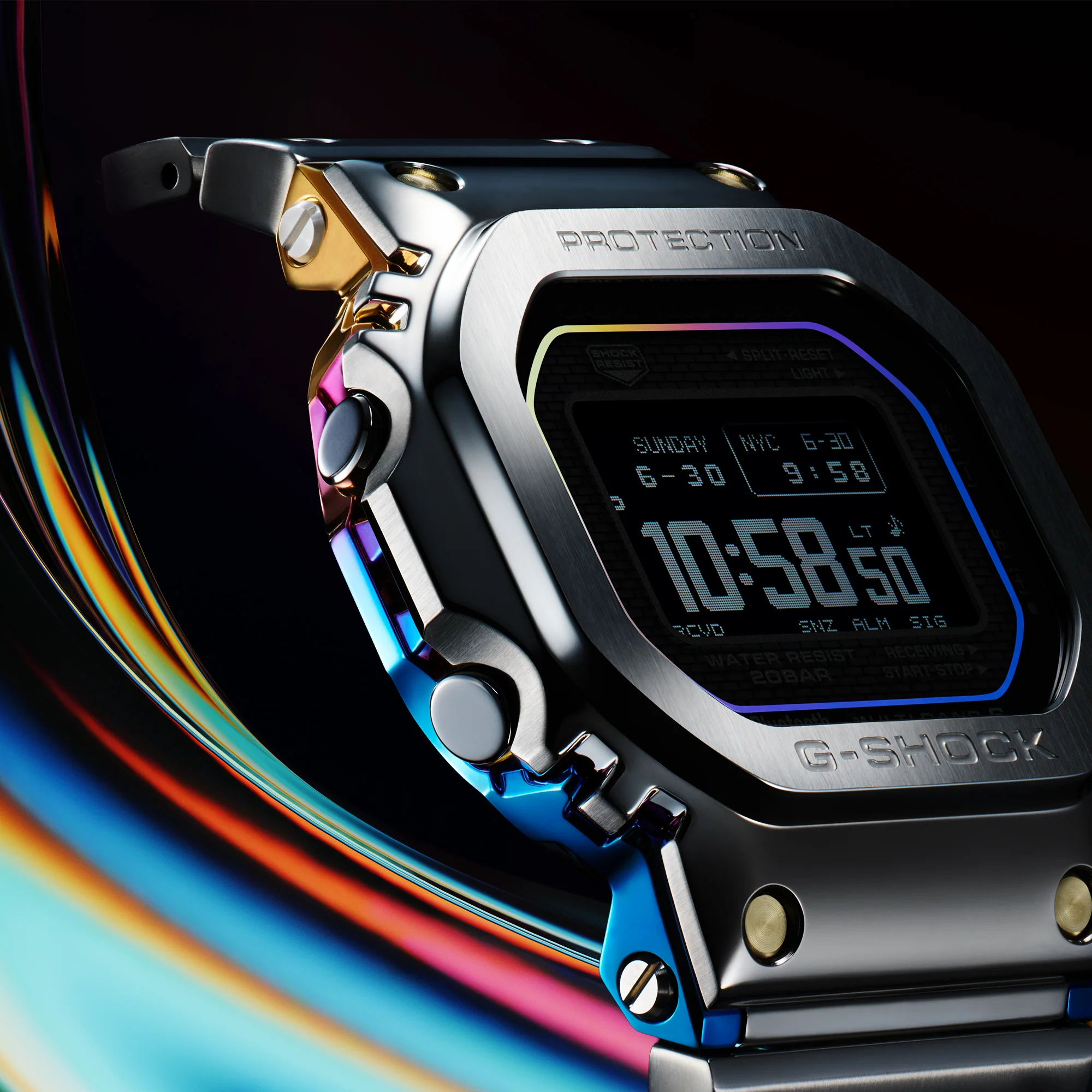 G-SHOCK GMW-BZ500RC-1D Digital Gradient Rainbow - Image 4