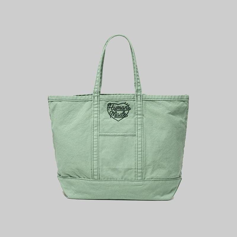 Garment Dyed Tote Bag - Green