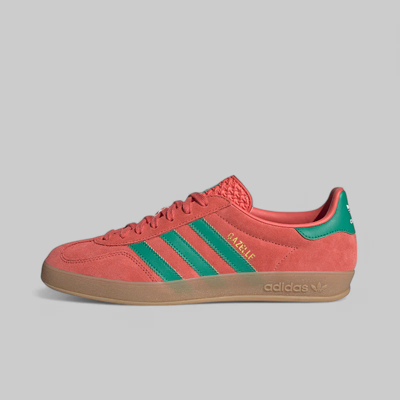 Gazelle Indoor - Preloved Scarlet/Court Green