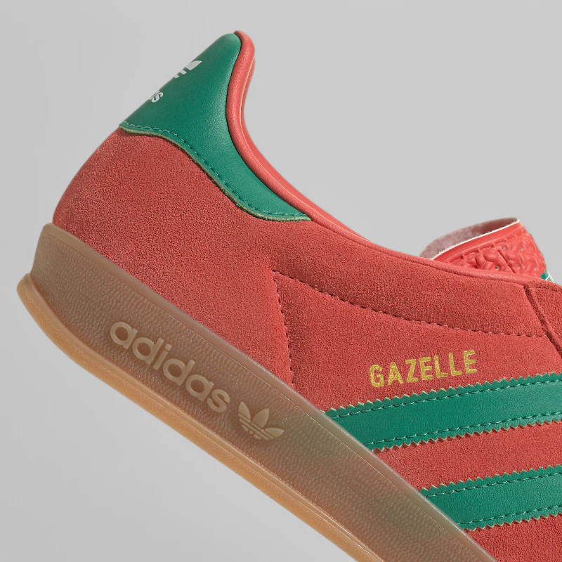 Gazelle Indoor - Preloved Scarlet/Court Green - Image 5
