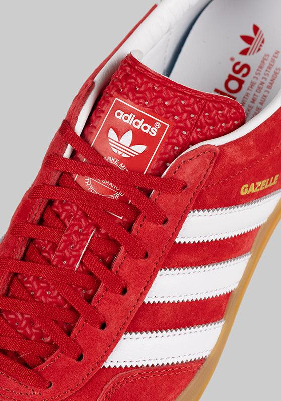 Gazelle indoor - Scarlet/White/Gum - Image 6