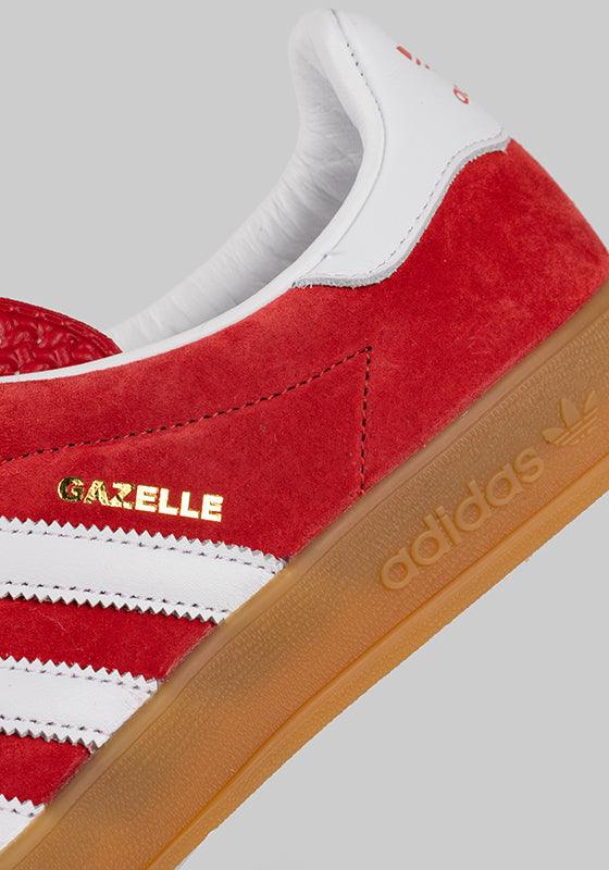 Gazelle indoor - Scarlet/White/Gum - Image 7