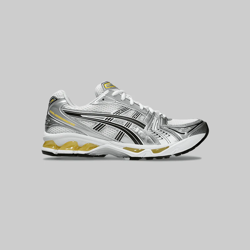 Gel-Kayano 14 - White/Tai-Chi Yellow - LAST PAIR - Image 2