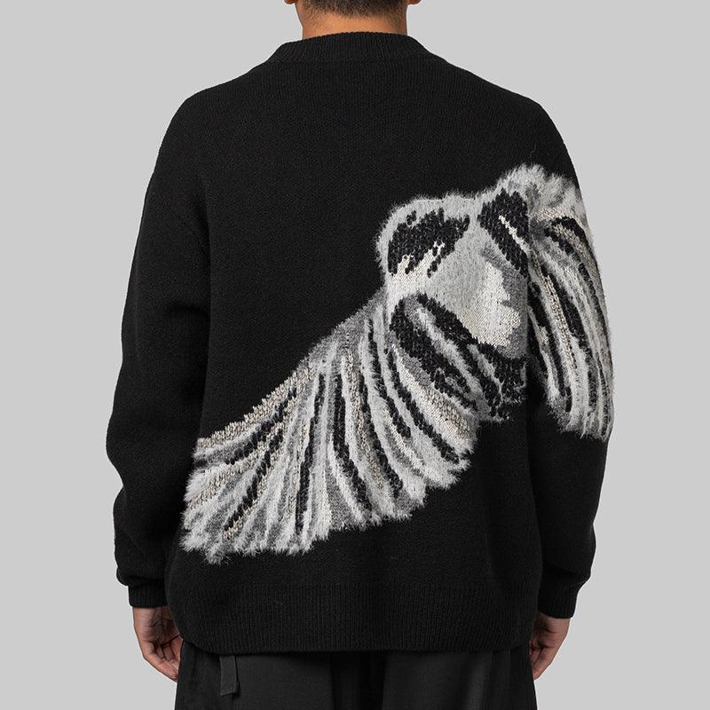 GFX Knit Cardigan - Black - Image 4