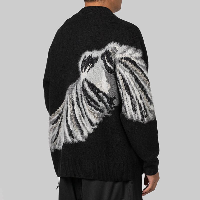 GFX Knit Cardigan - Black - Image 5