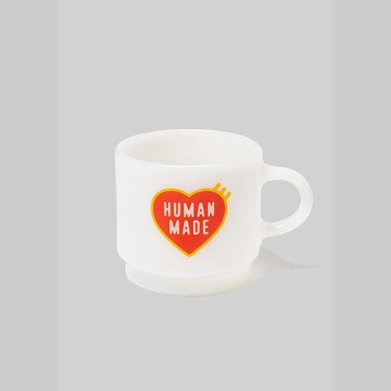 Glass Mug - White