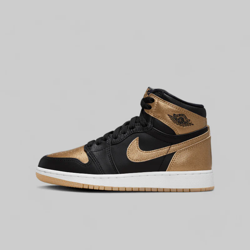 Air Jordan 1 Retro High OG "Metallic Gold" (Grade School)