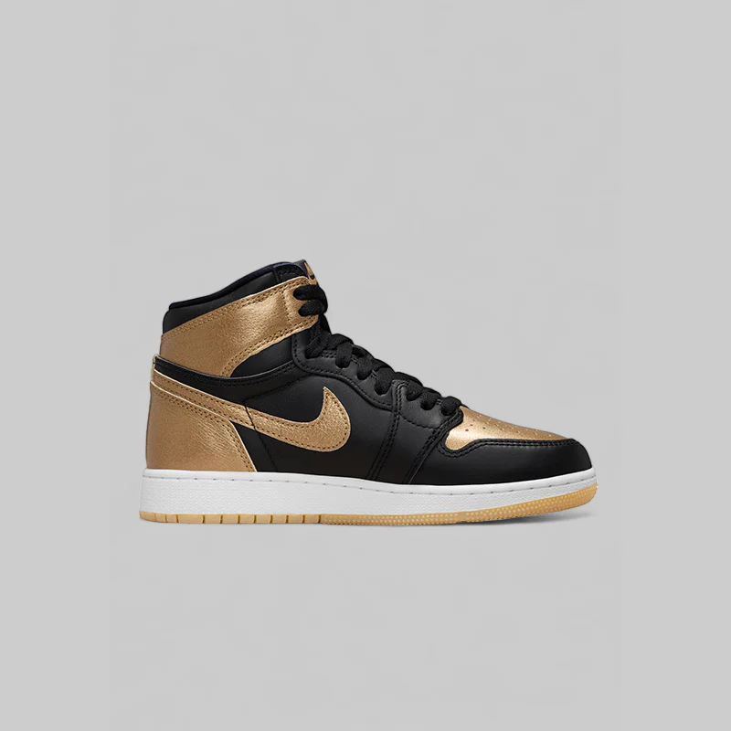 Air Jordan 1 Retro High OG "Metallic Gold" (Grade School) - Image 4