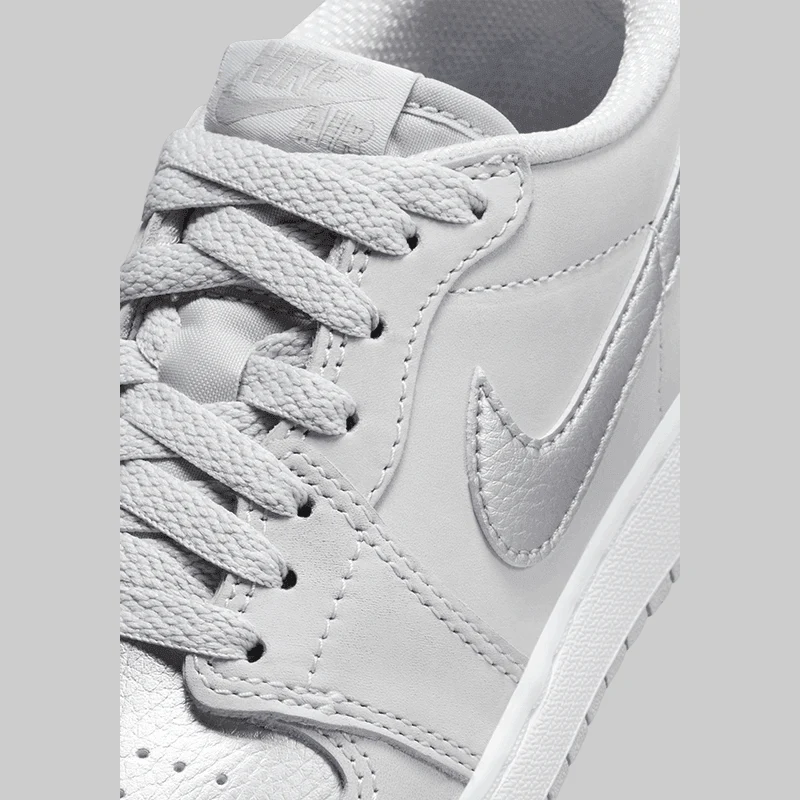Air Jordan 1 Retro Low OG "Metallic Silver" (Grade School) LAST PAIR - Image 6