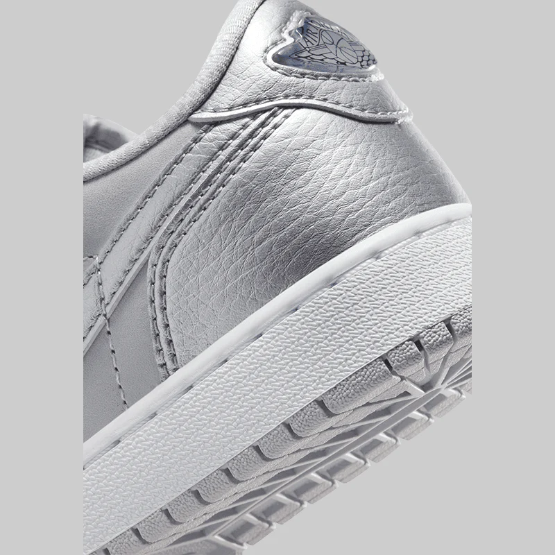 Air Jordan 1 Retro Low OG "Metallic Silver" (Grade School) LAST PAIR - Image 7