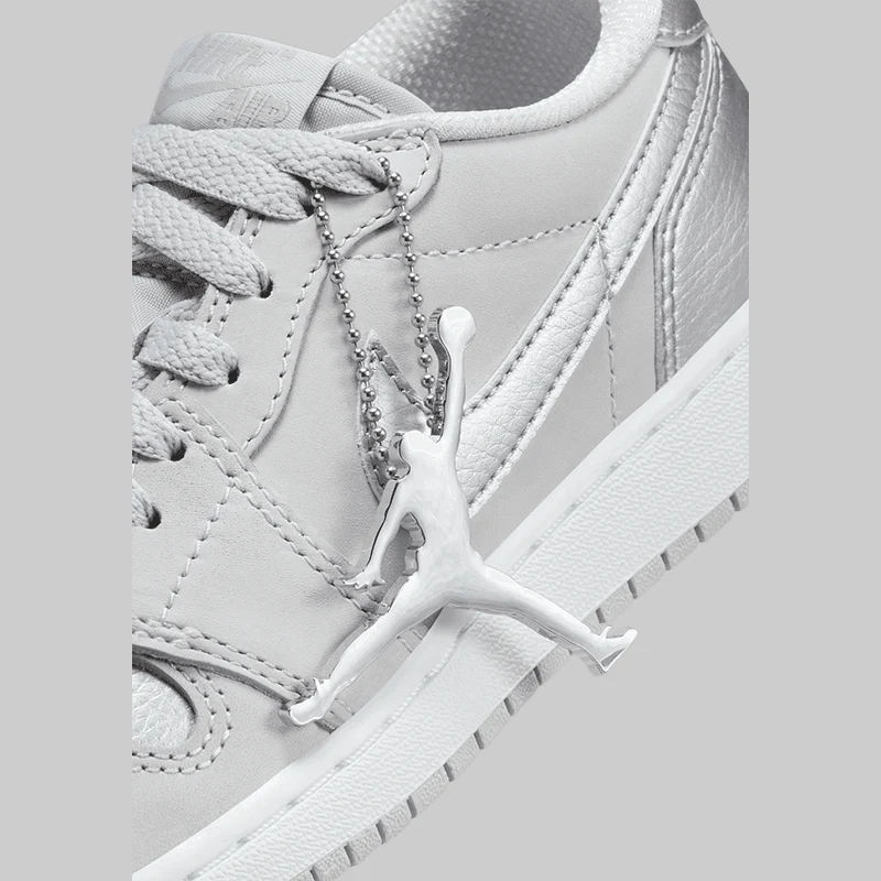 Air Jordan 1 Retro Low OG "Metallic Silver" (Grade School) LAST PAIR - Image 8