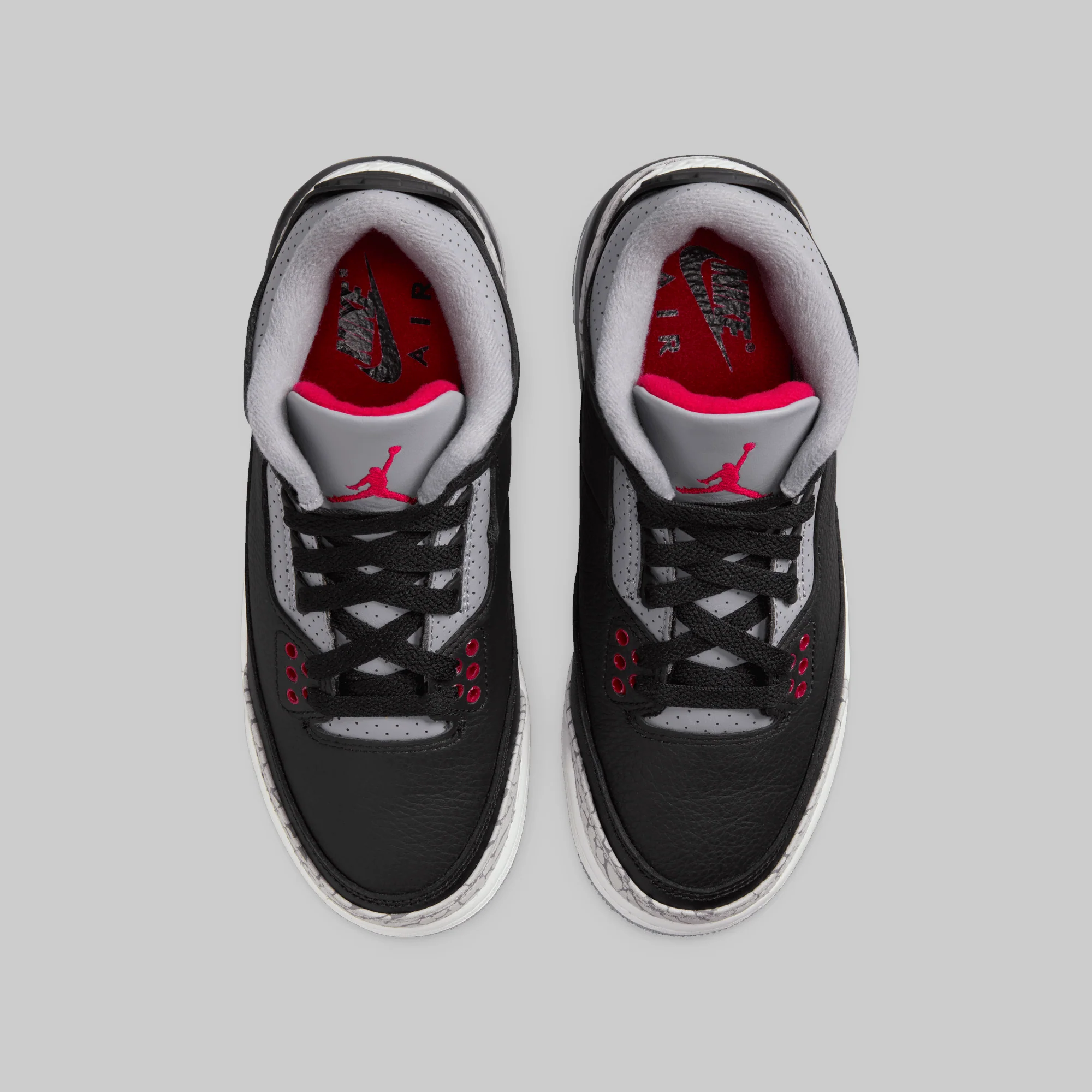 Air Jordan 3 Retro "Black Cement Reimagined" (Grade School) - Image 8