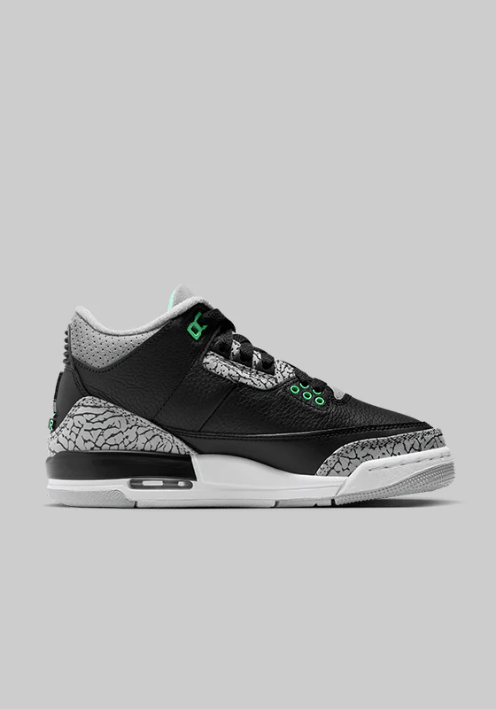 Air Jordan 3 Retro "Green Glow" (Grade School) - Image 5