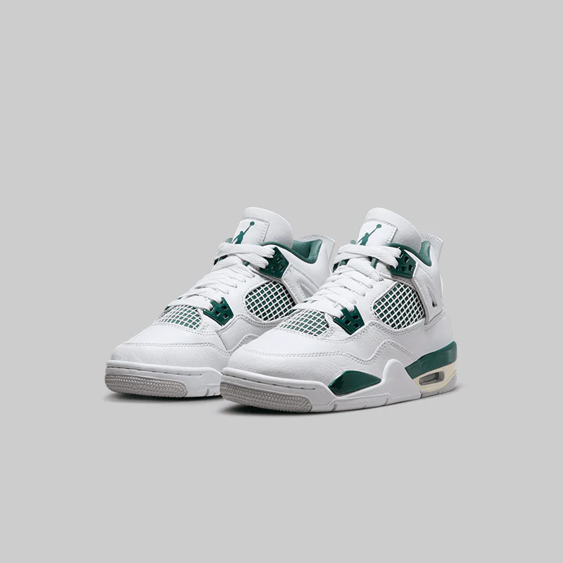 Air Jordan 4 Retro "Oxidised Green" (Grade School) LAST SIZE - Image 2