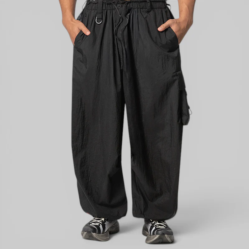 Gradient 3-Stripes Cargo Pant - Black