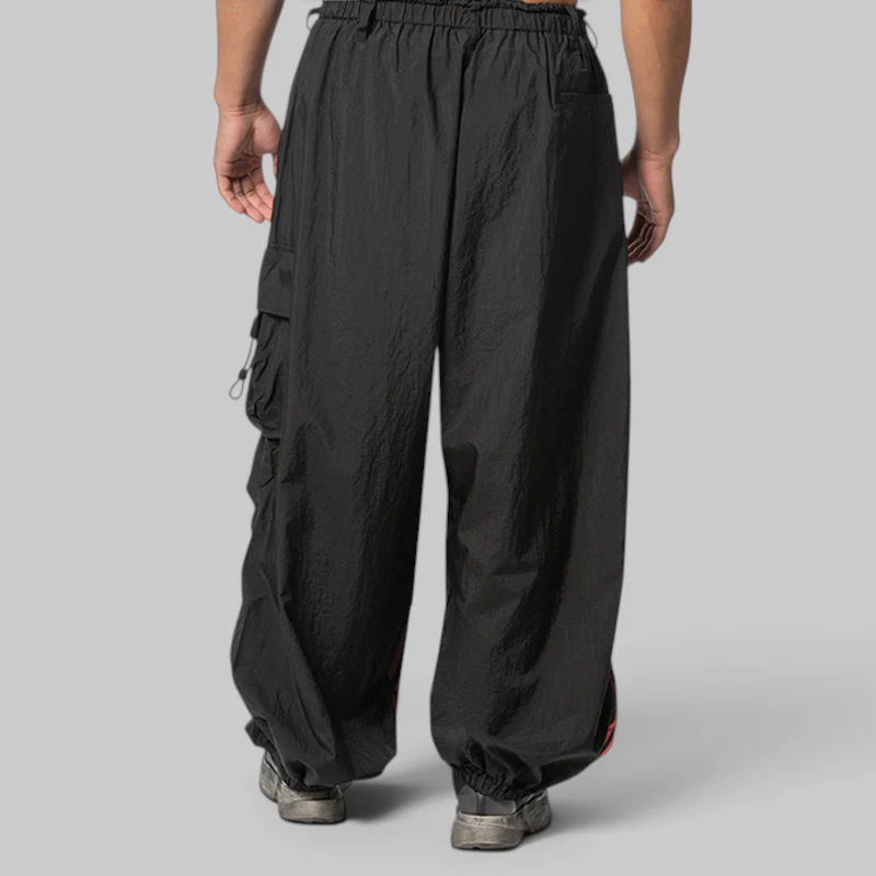 Gradient 3-Stripes Cargo Pant - Black - Image 3