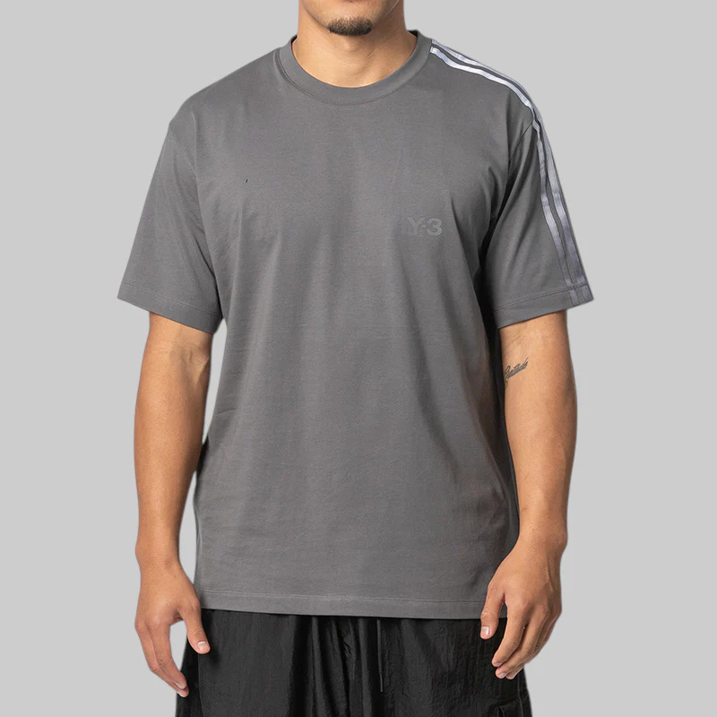 Gradient 3-Stripes T-Shirt - Grey