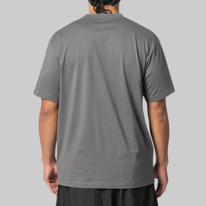 Gradient 3-Stripes T-Shirt - Grey - Image 3
