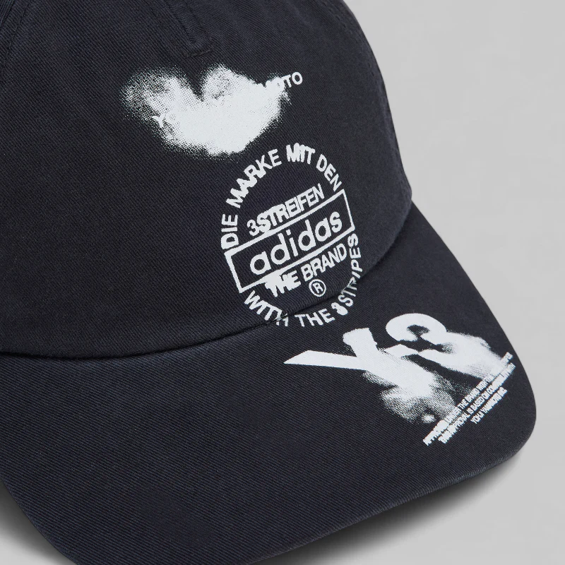 Graphic Cap - Black - Image 2
