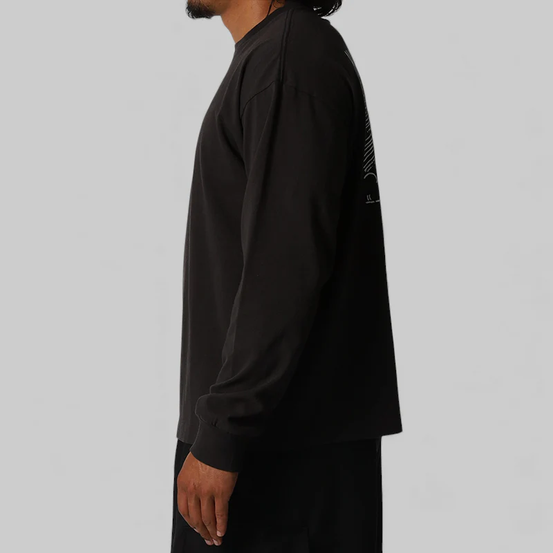 Graphic Long Sleeve #4 - Black - Image 4