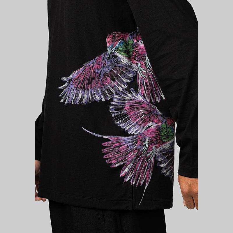 Graphic Long Sleeve - Black - Image 6