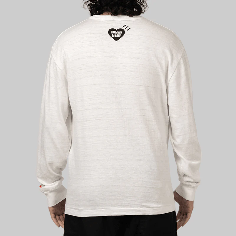 Graphic Long Sleeve - White - Image 3