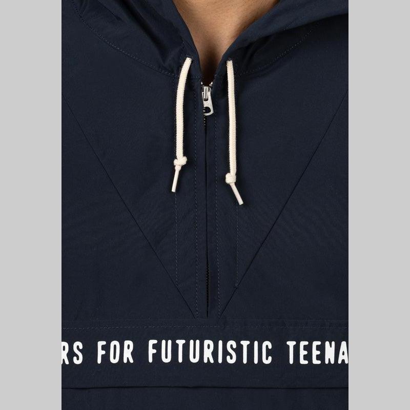 Half-Zip Anorak - Navy - Image 5