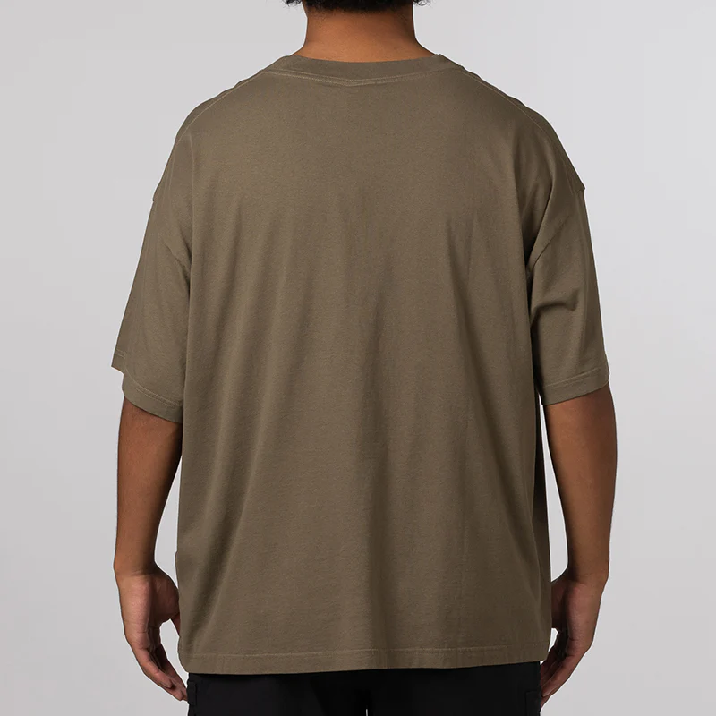 Hard Times T-Shirt - Army Green - Image 2