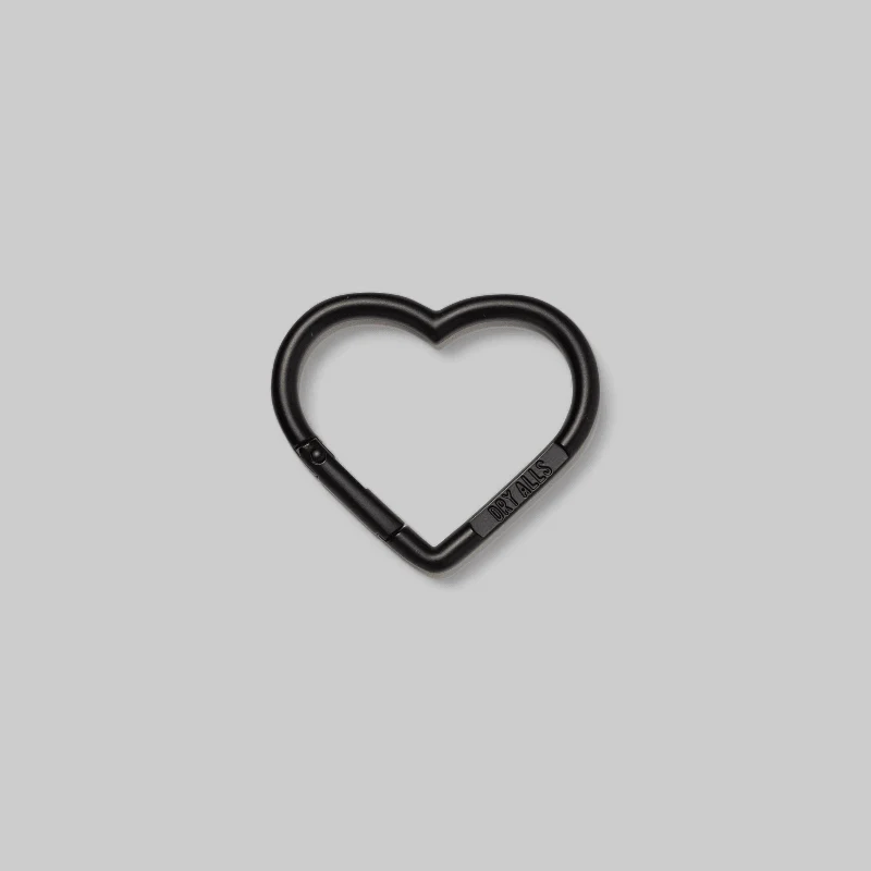 Heart Carabiner - Black - Image 2