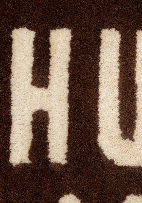 Heart Rug Medium - Brown - Image 3