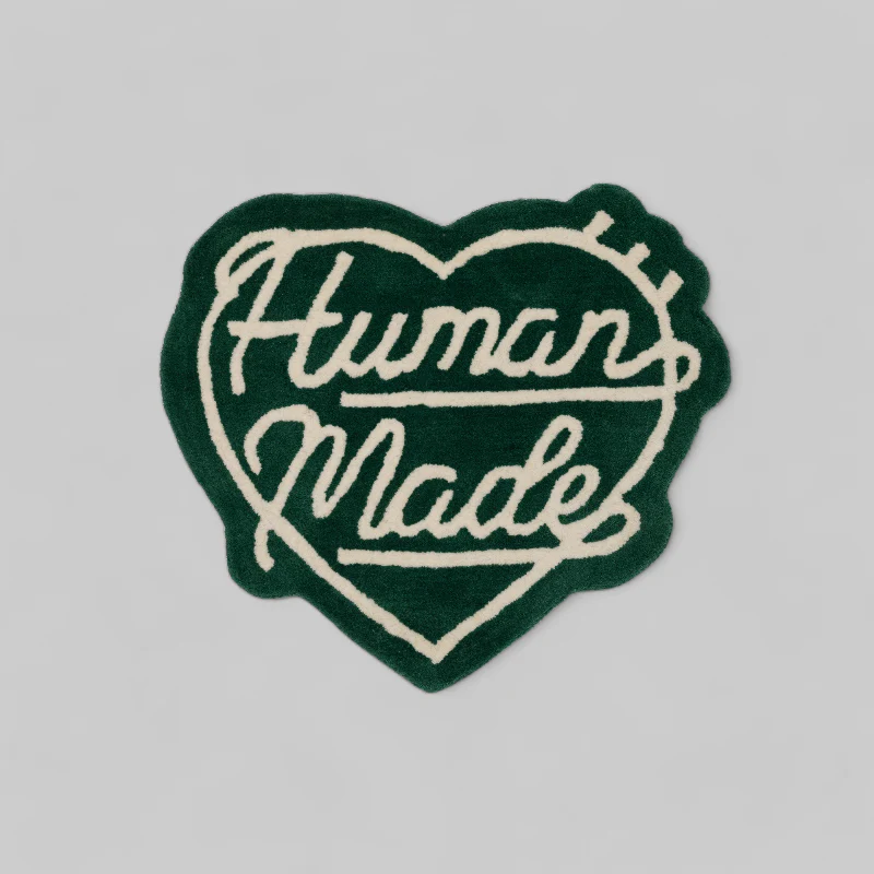Heart Rug Medium - Green