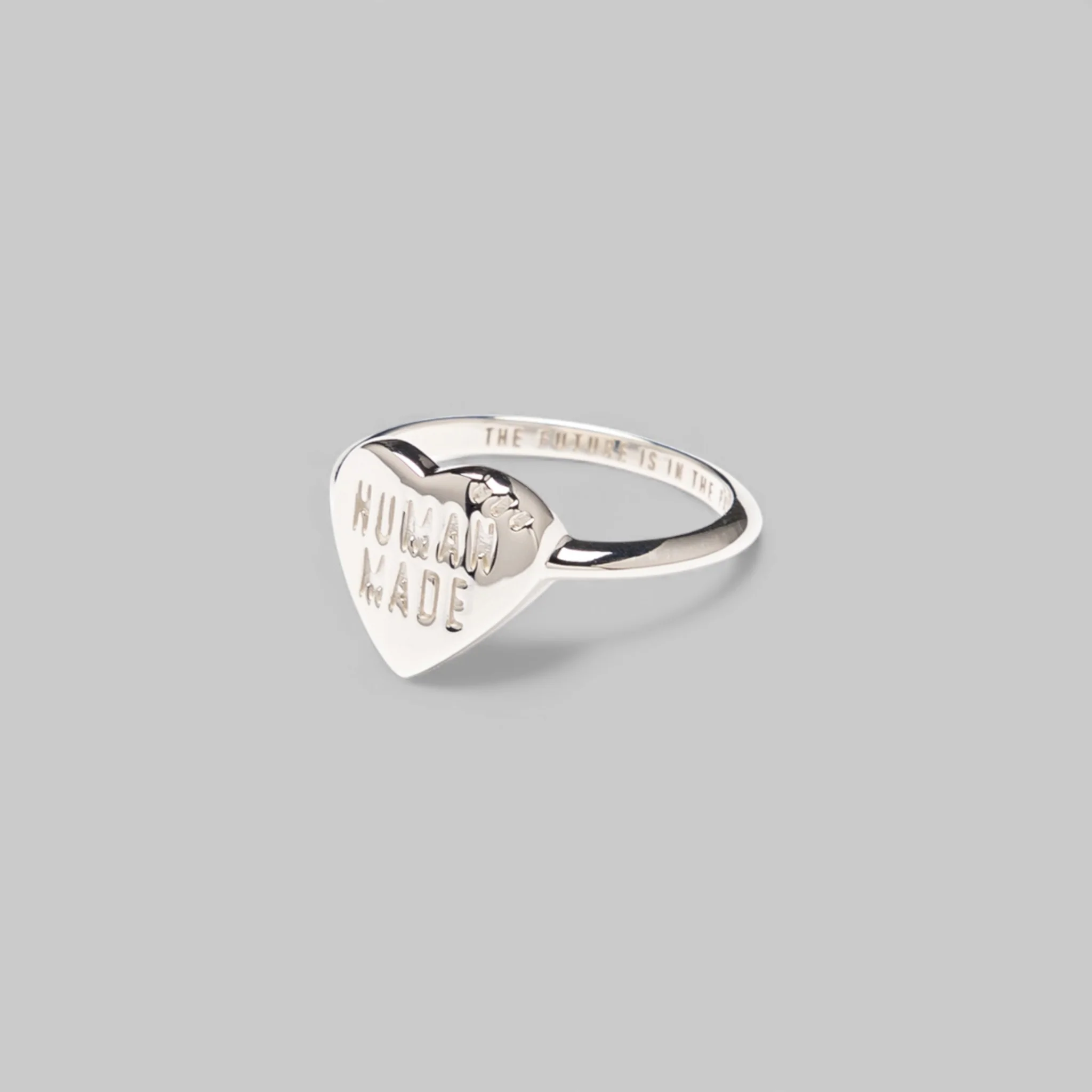 Heart Silver Ring - Silver - Image 2