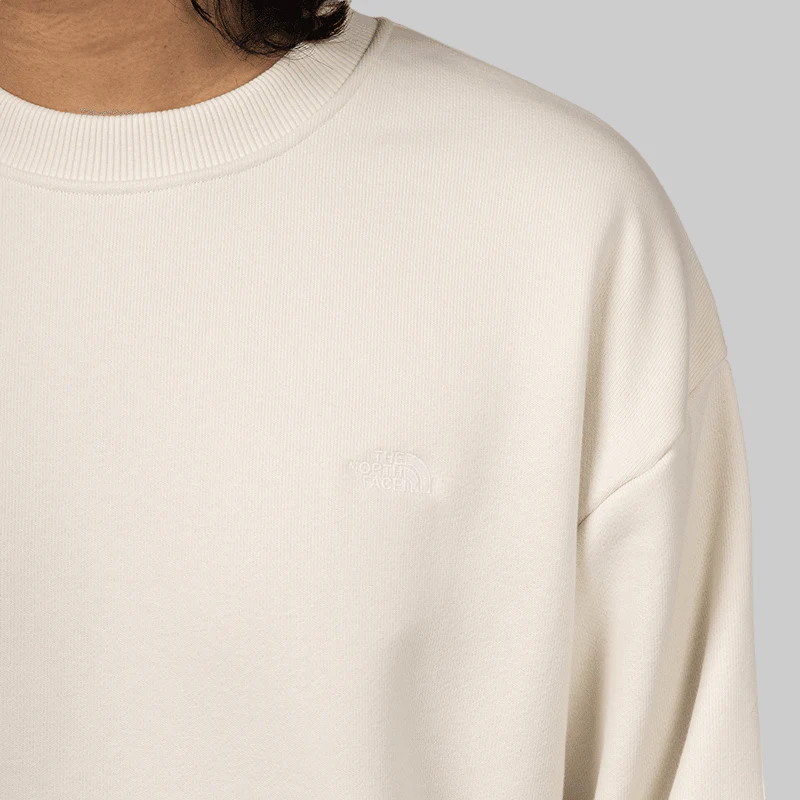 Heavy Weight Knit Crew - White Dune - Image 6