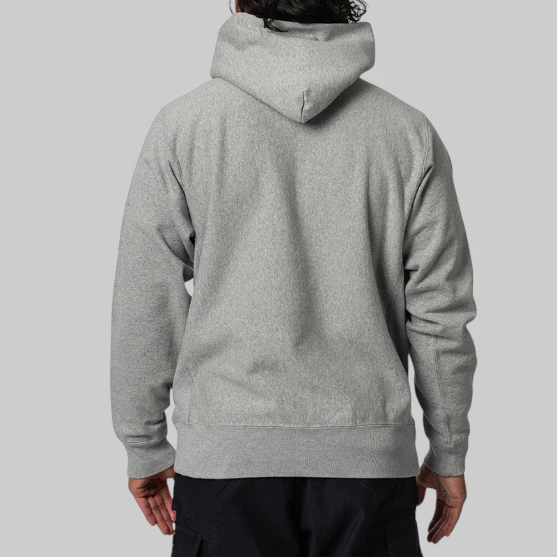 Heavyweight Hoodie - Grey - Image 4