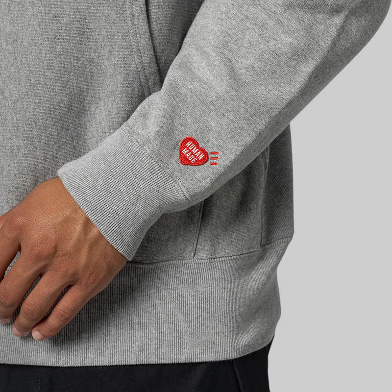 Heavyweight Hoodie - Grey - Image 5