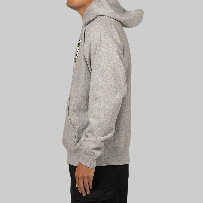 Heavyweight Hoodie - Grey - Image 3