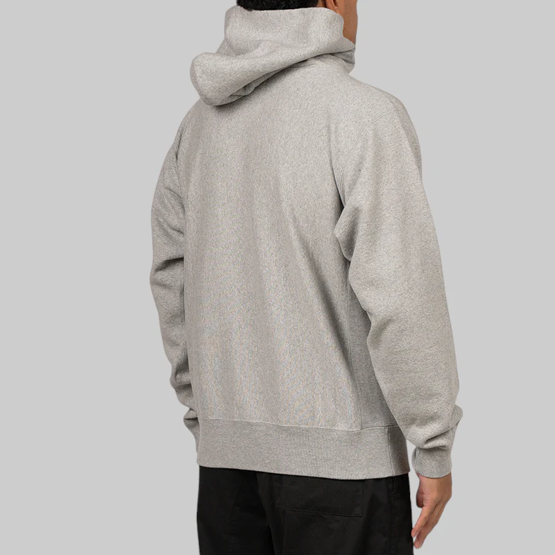 Heavyweight Hoodie - Grey - Image 5