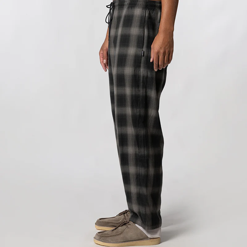 Hombre Check Easy Pant - Black/Grey - Image 3