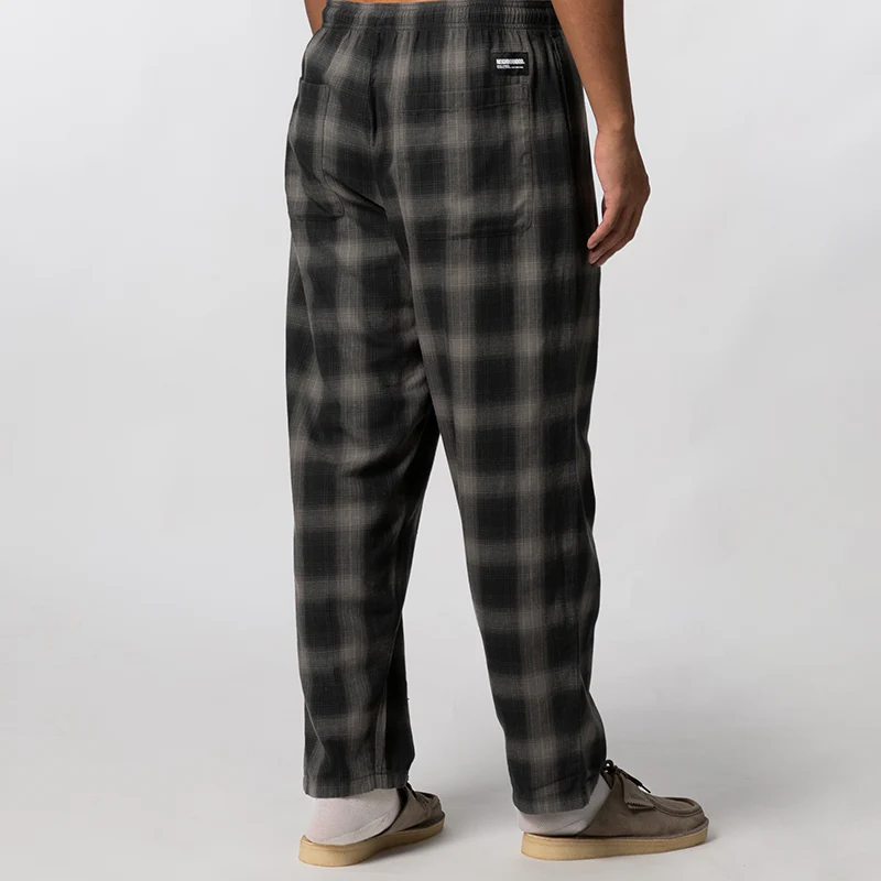Hombre Check Easy Pant - Black/Grey - Image 5