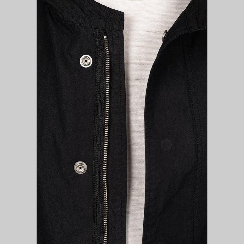 Hooded Coat - Black - Image 8