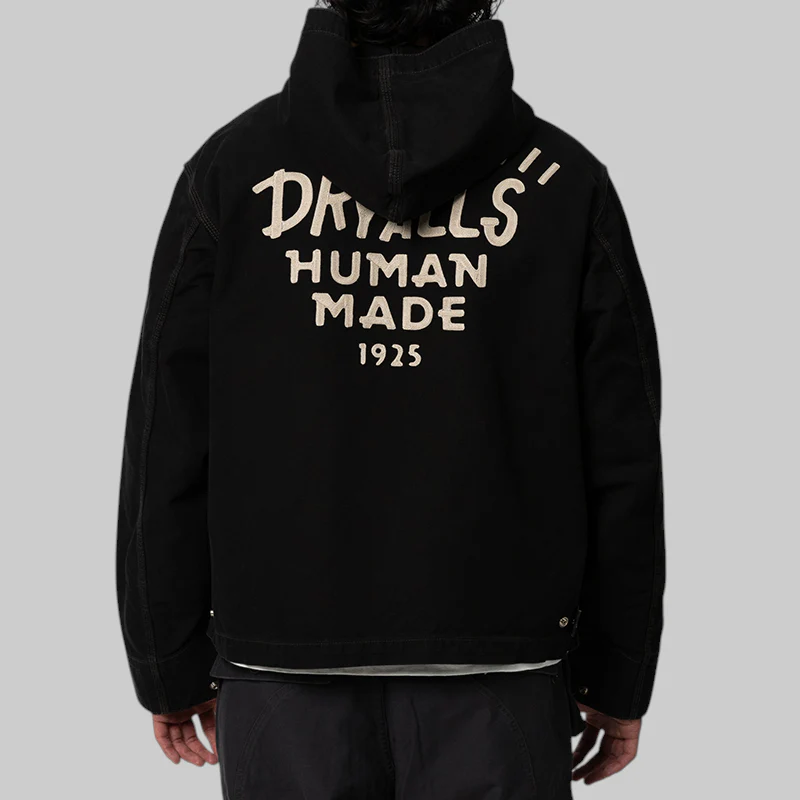 Hooded Jacket - Black - Image 4