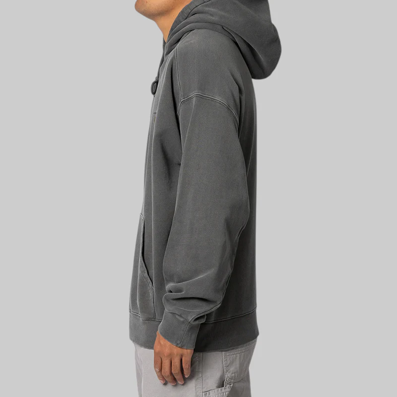 Hooded Nelson Sweat - Graphite Garment Dyed - Image 3