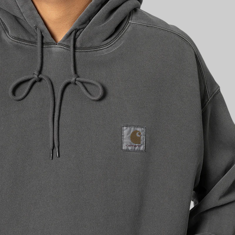 Hooded Nelson Sweat - Graphite Garment Dyed - Image 6