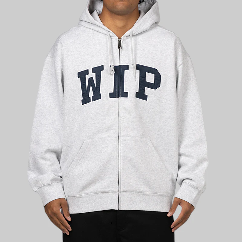 WIP Sweat Hoodie - Ash Heather Stone Washed