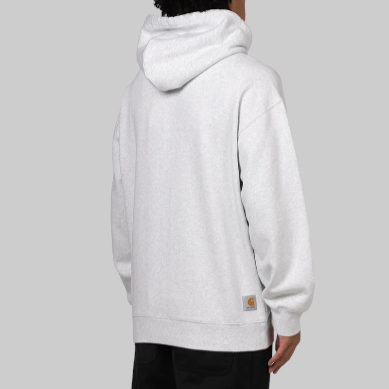 WIP Sweat Hoodie - Ash Heather Stone Washed - Image 5