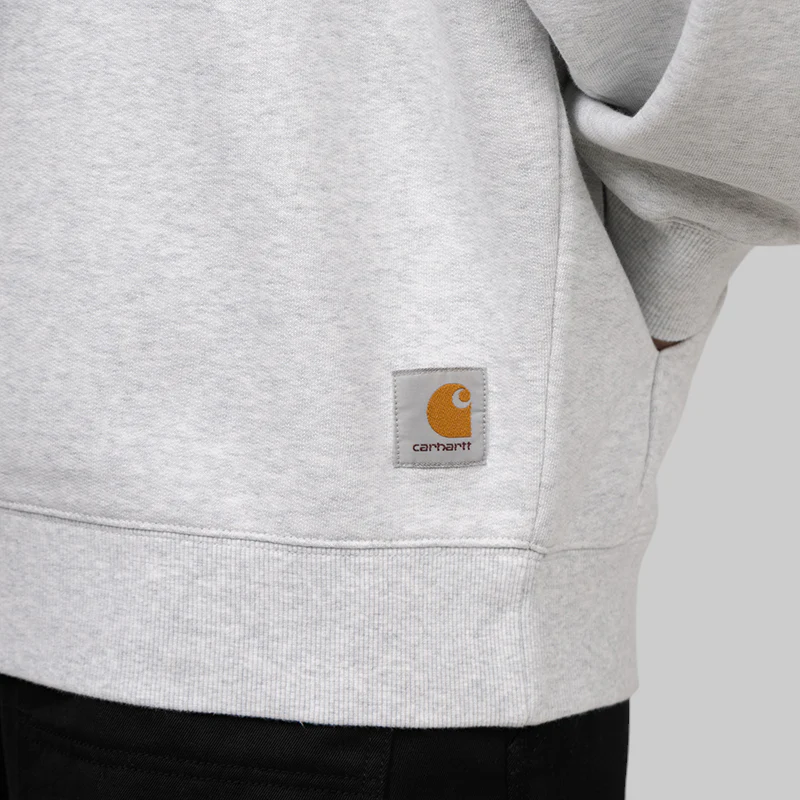 WIP Sweat Hoodie - Ash Heather Stone Washed - Image 6