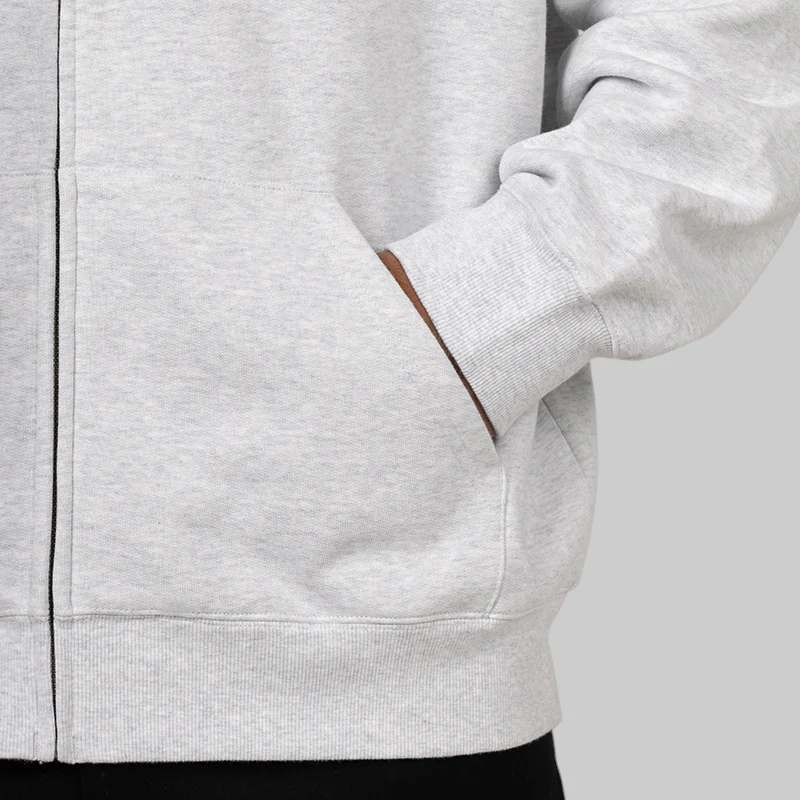 WIP Sweat Hoodie - Ash Heather Stone Washed - Image 8